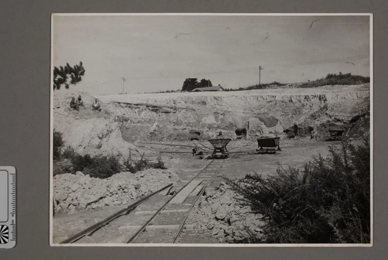 Photograph - Clay quarry