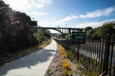 Grafton Gully Cycleway, Auckland Central, 2016 Image: Grafton Gully Cycleway, Auckland Central, 2016