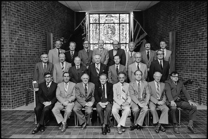 Group photograph of Wellington College old boys