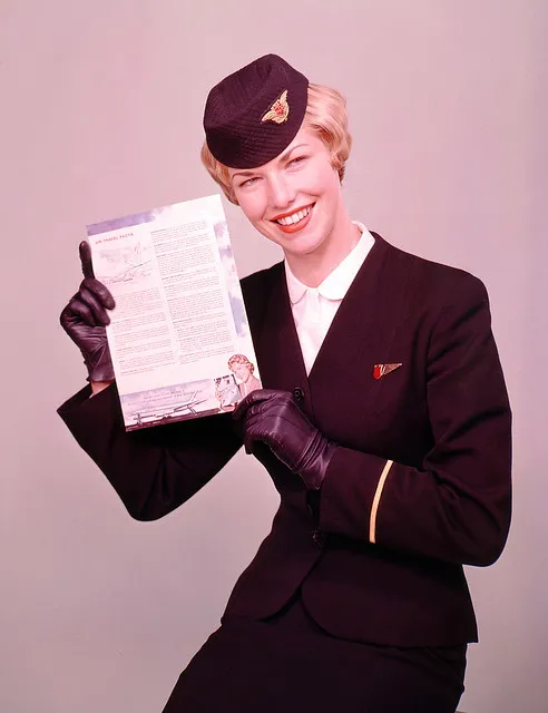 Air Hostess Uniform 1959 Winter 002