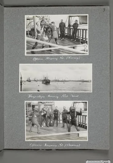 Image: Officers Keeping Fit. (Boxing).