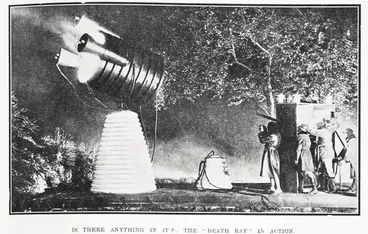 Image: Is there anything in it? : the 'Death Ray' in action