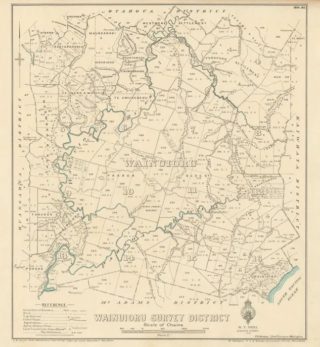 Wainuioru Survey District [electronic resource].