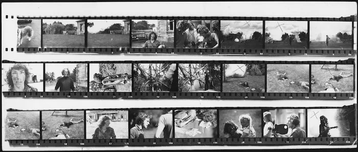 Filming of "Landfall", directed by Paul Maunder for National Film Unit.
