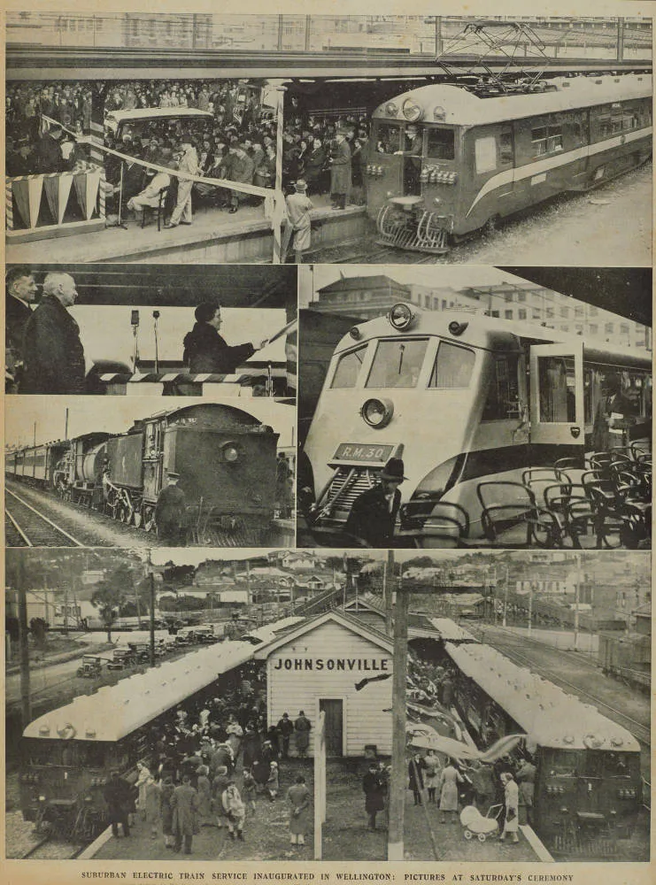 Locomotives for the new suburban electric train service in Wellington