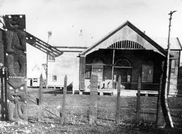 Image: Te Wai Pounamu (Meeting house) at Papawai : Photograph