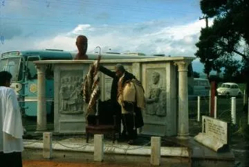 Unveiling the restored Mahupuku monument