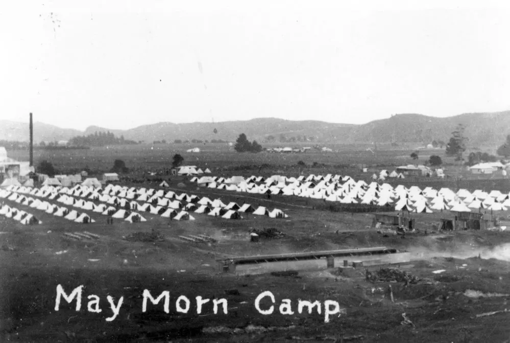 Maymorn army camp.