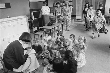 Image: First day of school, Khandallah school, Wellington - Photograph taken by Melanie Burford