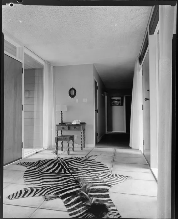 King house, interior, hallway
