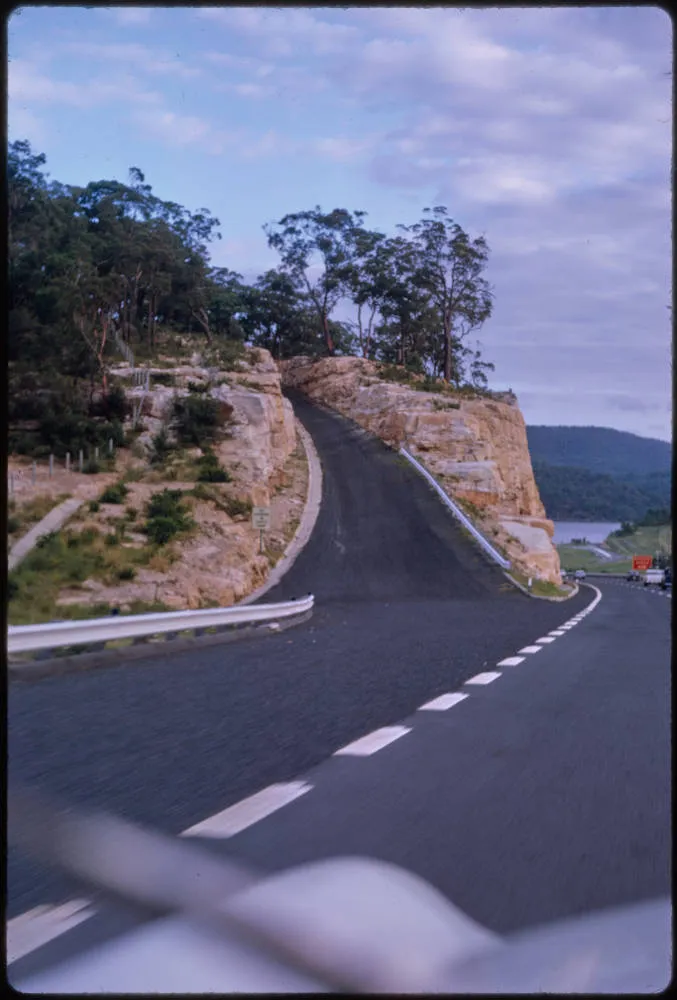 Escape road in Australia, 1968