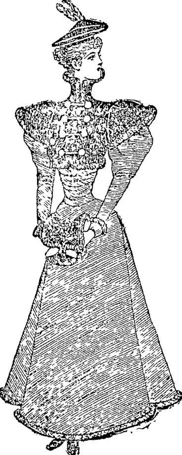 Image: A Pk,i.,i. ...._ing Costume. (Auckland Star, 10 July 1897)