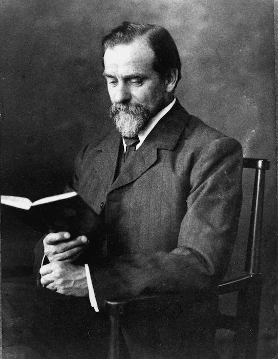 Algernon Charles Gifford reading a book