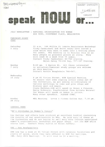 Image: Speak now or... , 1975 July