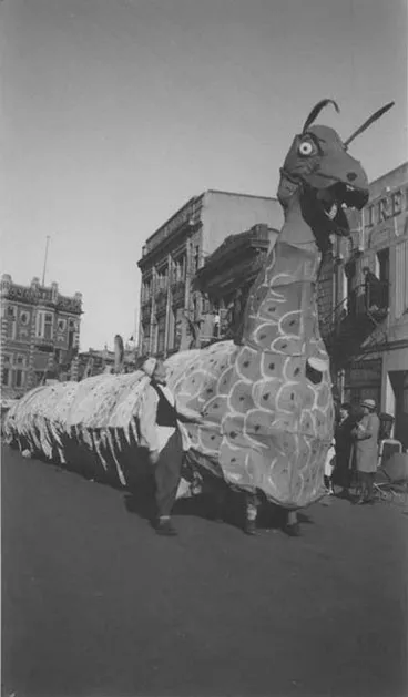 Image: Lochness Monster capping costume.