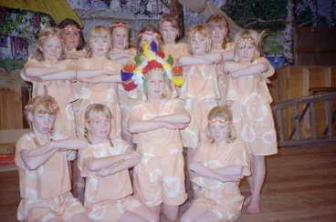 Image: Cast Members, Peter Pan and Wendy Production, Wairoa