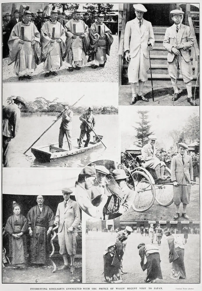 Interesting sidelights connected with the Prince of Wales' recent visit to Japan