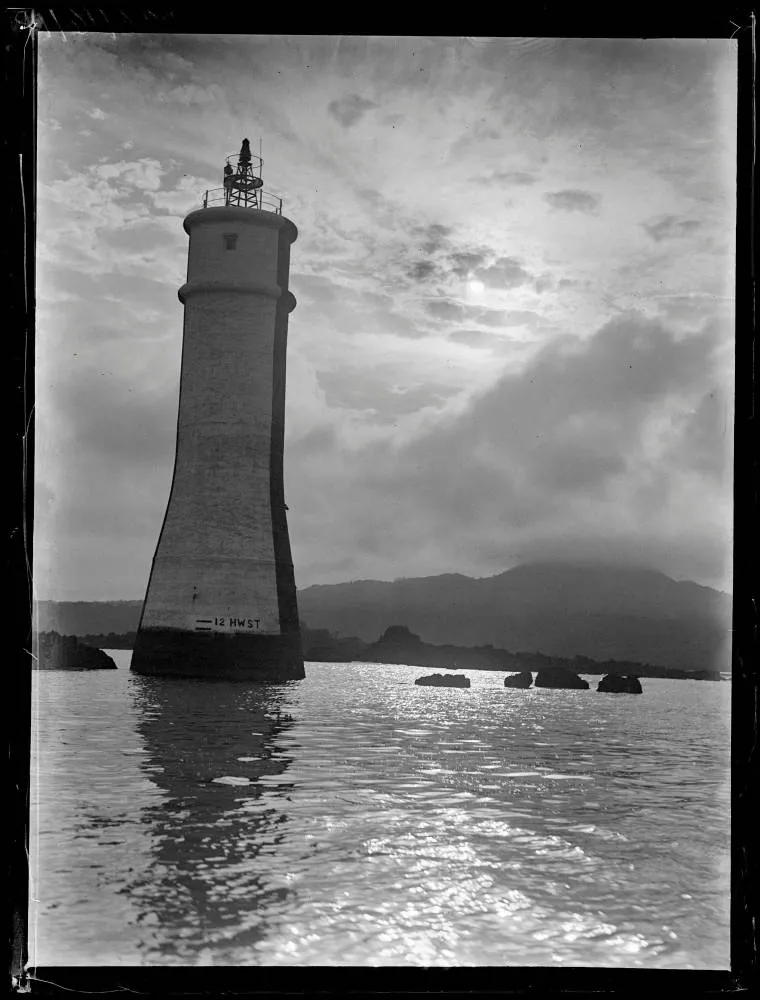 Rangitoto Lighthouse, Rangitoto Channel, 1932