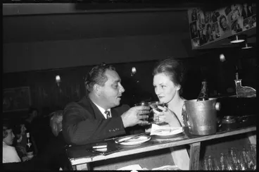 Image: La Boheme Restaurant, Wellesley Street West, 1964