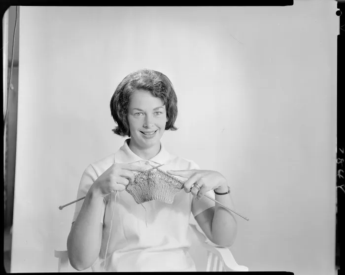 T.V. shots of knitwear