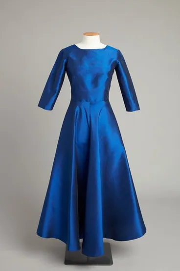 Image: Royal blue evening gown