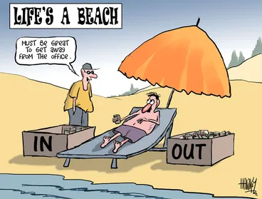 Image: Life's a beach. 11 January 2011