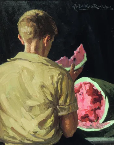 Image: Boy with a Watermelon