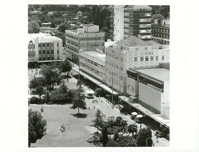 Overlooking Garden Place, Hamilton
