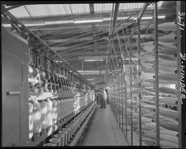 Image: Carding, U E B Textiles building, Napier