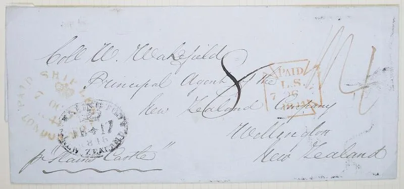 Envelope: New Zealand Postmark