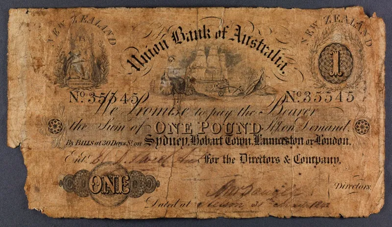 Union Bank of Australia 1842 One Pound