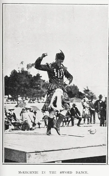 Image: MCKECHNIE IN THE SWORD DANCE