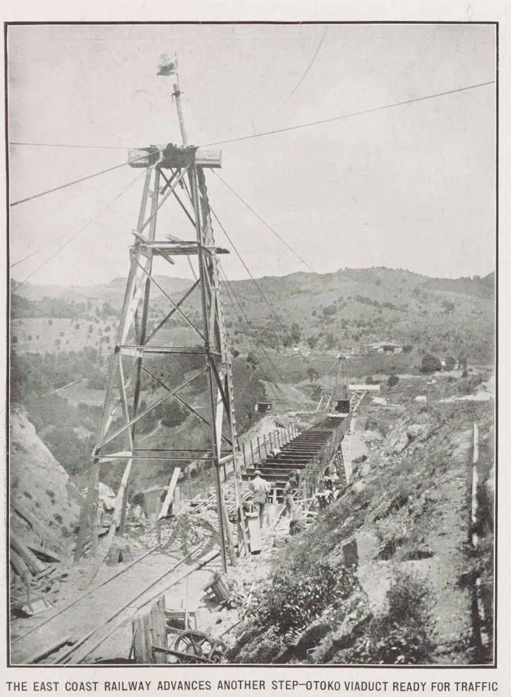 The East Coast Railway advances another step Otoko viaduct ready for traffic