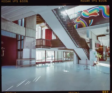 Image: Negative: Christchurch Town Hall Interior