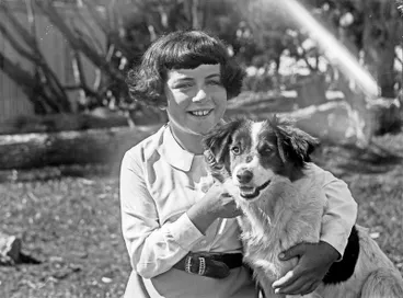 Image: Weston, Girl and Dog